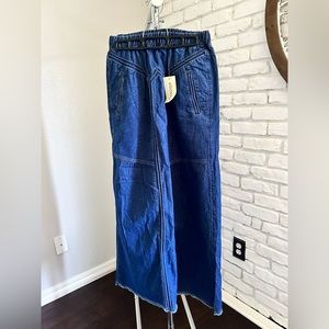 Denim Maxi Skirt